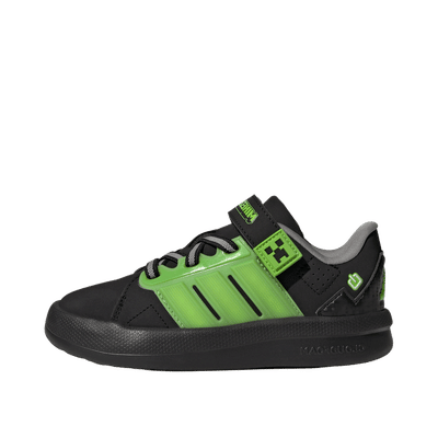 Adidas Minecraft Lightorama Court "Core Black / Cloud White / Charcoal Solid Grey" | KI9111