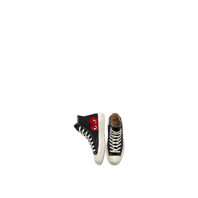 Converse Chuck Taylor All Star 70 Hi Comme des Garcons PLAY "Black/White/High Risk Red" | 150204CA08791C