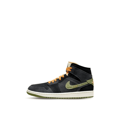Air Jordan 1 Mid SE Craft "Anthracite Light Olive" | FD6817-003