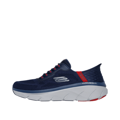 Skechers Slip-Ins RF D'Lux Walker 2.0 Rezinate "Navy/Red" | 232446NVRD