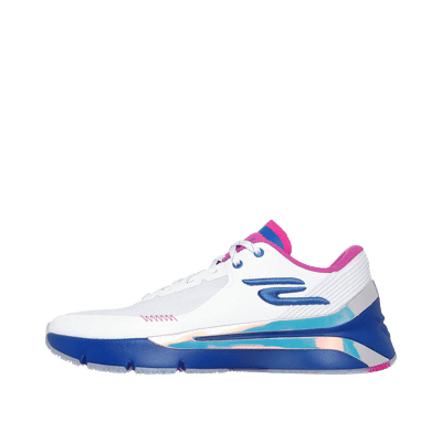 Skechers SKX Full-Court Press "White/Lavender/Blue" | 253035WLVB