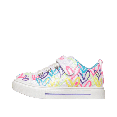 Skechers Twinkle Toes Twinkle Sparks "White/Multi" | 314463NWMLT