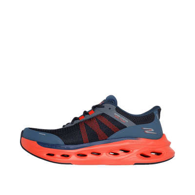 Skechers Slip-Ins Max Cushioning Glide-Step Aberdeen "Navy/Orange" | 220422NVOR