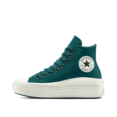 Converse Chuck Taylor All Star Move Platform Suede "Jaded Teal/Egret/Black" | A14557C