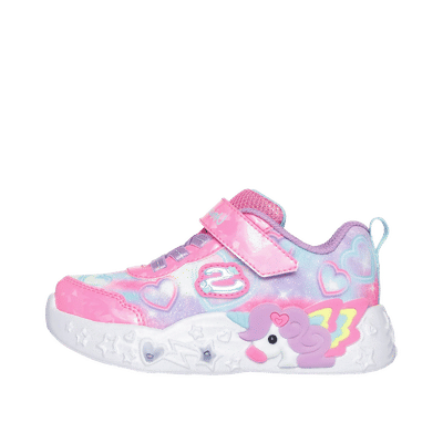 Skechers Unicorn Charmer - Lil Heart Sparkles "Pink" | 303064NPKMT