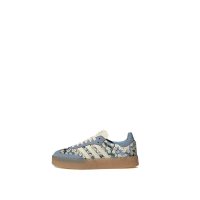 adidas Sambae Liberty London "Cream White / Tactile Blue / Gold Metallic" | JQ6046