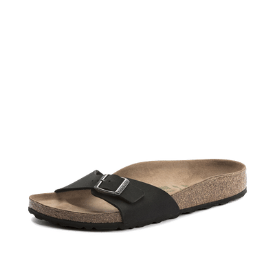 Birkenstock Madrid Vegan Birko-Flor Nubuck "Black" | 1019969