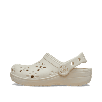 Crocs Toddler Classic Floral Cut-Out Clog "Frappé" | 2109442MC