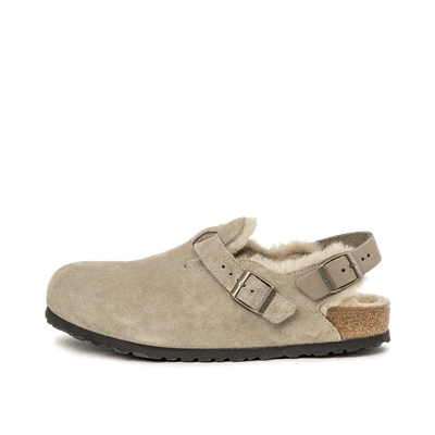 Birkenstock Tokio Shearling Leve Low "Beige" | 1028327
