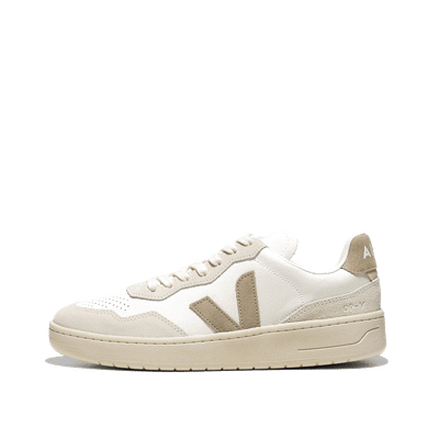 Veja V-90 O.T. Leather "White/Taupe" | VD2020909A