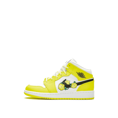 Air Jordan 1 Mid GS "Dynamic Yellow Floral" | AV5174-700
