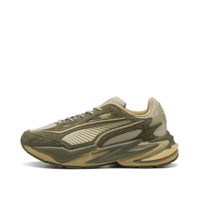 PUMA RS-Surge Hairy Suede "Pebble Gray/Loden Green" | 404327-07