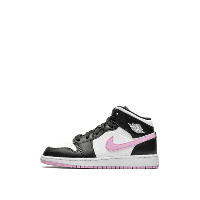 Air Jordan 1 Mid (GS) "White/Black/Light Arctic Pink" | 555112-103