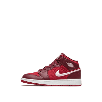 Air Jordan 1 Mid SE (GS) "Red Quilt" | AV5174-600