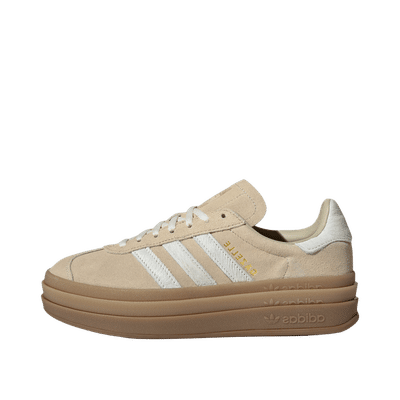 adidas Gazelle Bold W "Stone Khaki / Cream White / Gold Metallic" | IH4201