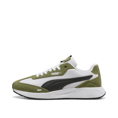PUMA Runtamed Wind Mesh "White/Black/Olive Green" | 408618-03