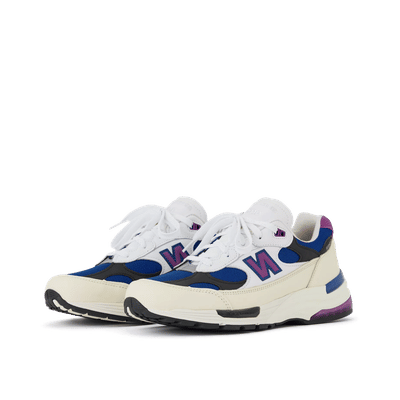 New Balance 992 Made in USA "White / Team Royal / Purple Fuchsia" | U99278L