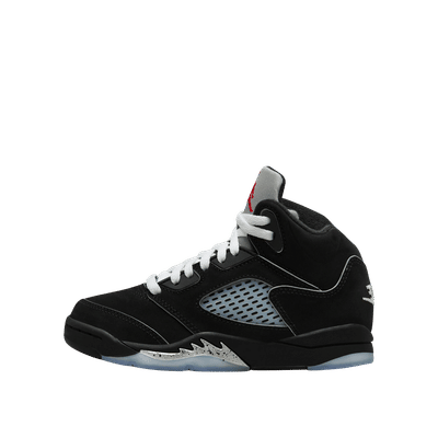 Air Jordan 5 Retro OG (PS) "Black/White-Metallic Silver-Fire Red" | HF3978-001