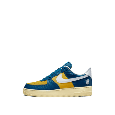 Nike Air Force 1 Low Undefeated 5 On It "Blue Yellow Croc" | DM8462-400
