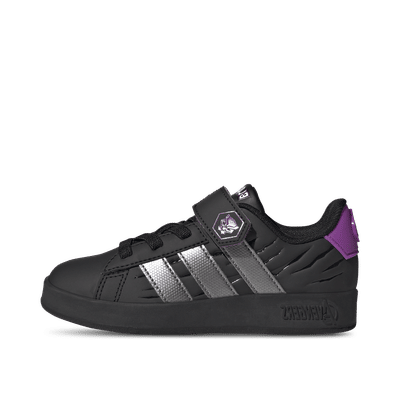 Adidas Marvel Avengers Grand Court Kids "Core Black/Iron Metallic/Purple Burst" | KI9188