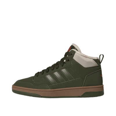 Adidas Rapid Court Mid Winterized "Night Cargo / Wonder Beige" | KI3908