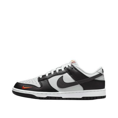 Nike Dunk Low "Black/Total Orange Mini Swoosh" | FN7808-001