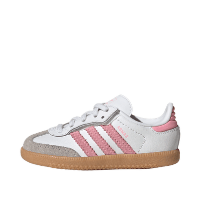 Adidas Samba OG Comfort Closure Elastic Lace "Cloud White / Light Pink / Gum" | JQ2028