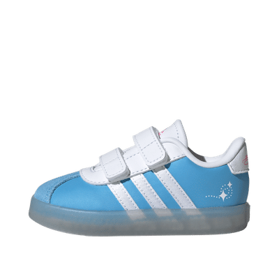 Adidas VL Court 3.0 "Semi Blue Burst / Cloud White / Lucid Pink" | JR4900
