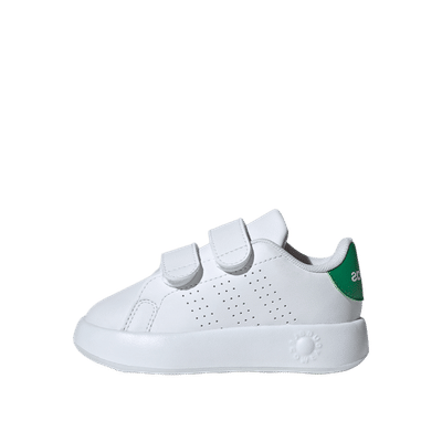 Adidas Advantage Kids "Cloud White / Cloud White / Green" | ID5286