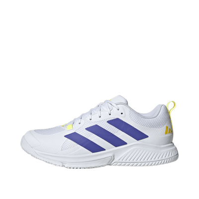 Adidas Court Team Bounce 2.0 "Cloud White / Solar Purple / Solar Lemon" | KJ9649