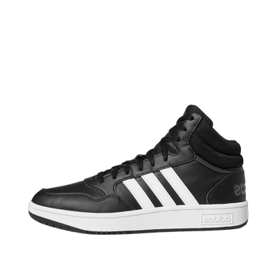 Adidas Hoops 3.0 Mid "Core Black / Cloud White / Grey Six" | GW3020