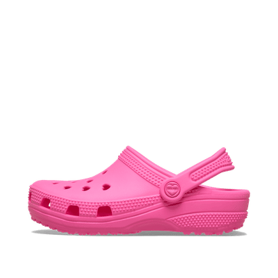 Crocs Kids Classic Hearts Cut Out Clog "Pink Punch" | 2142067EK