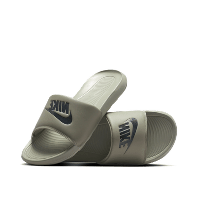 Nike Victori One Slippers "Grey Green/Black" | CN9675-305