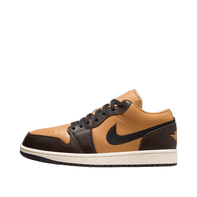 Air Jordan 1 Low SE "Flax/Black-Baroque Brown-Vintage Coral" | HQ3603-201