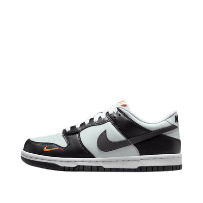 Nike Dunk Low (GS) "Black/Total Orange Mini Swoosh" | FN7784-001