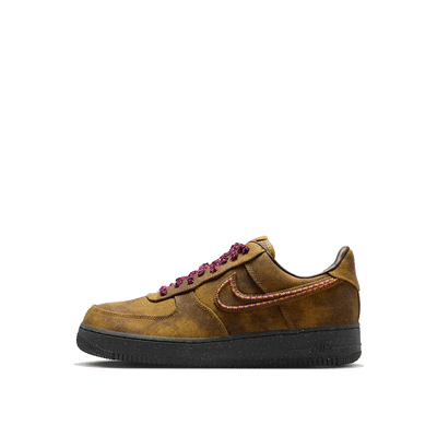 Nike Air Force 1 Boucle QS "Desert Moss / Fierce Pink / Midwest Gold" | IO4474-300