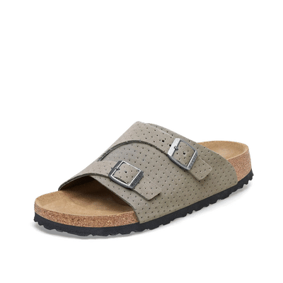 Birkenstock Zürich Suede Embossed Regular Fit "Grey" | 1027071