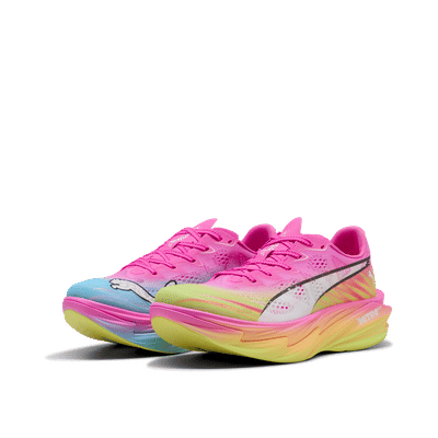 PUMA Deviate NITRO Elite 4 Showtime "Poison Pink/Yellow Alert/Bright Aqua" | 313606-01