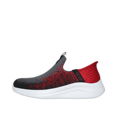 Skechers Ultra Flex 3.0 Brisk-Spec "Charcoal/Red" | 403837LCCRD