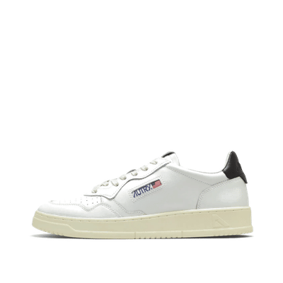 Autry 01 Low "Leat Wht/Black" | AULMLL22