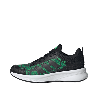 Adidas Minecraft Fortarun 4.0 "Core Black/Cloud White" | JR1932