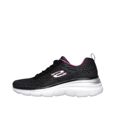 Skechers Fashion Fit - Bold Boundaries "Black/Hot Pink" | 12719BKHP