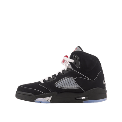 Air Jordan 5 Retro OG Reimagined "Black/White-Metallic Silver-Fire Red" | HF3976-001
