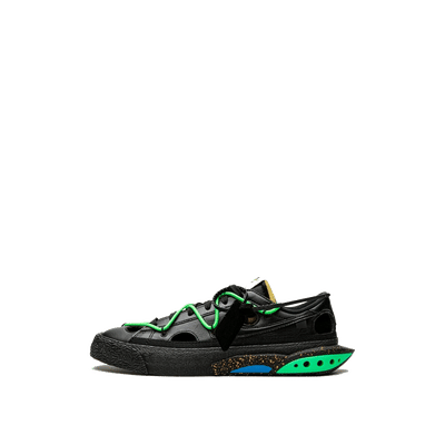 Nike Blazer Low "Off-White/Black/Electro Green" | DH7863-001