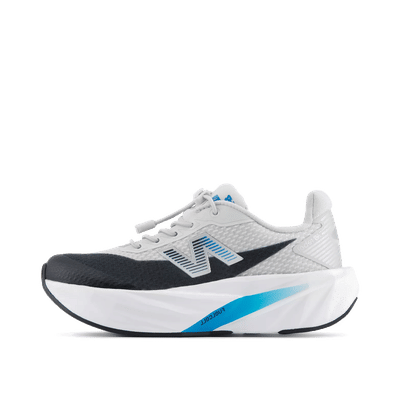 New Balance FuelCell Rebel Bungee Lace w/Toggle Kids "Grey/Black/Blue" | PFCX7OD