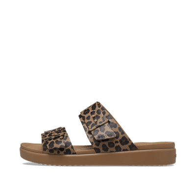 Crocs Brooklyn Buckle Low "Sepia/Leopard" | 2125742LD