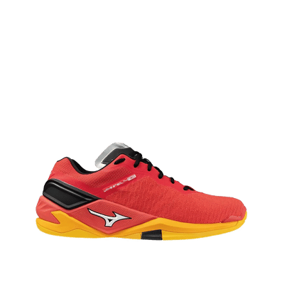 Mizuno Wave Stealth Neo "Radiant Red/White/Carrot Curl" | X1GA200001