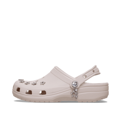 Crocs Classic Edgy Beading Clog "Cocoa Crème" | 214138-2PL