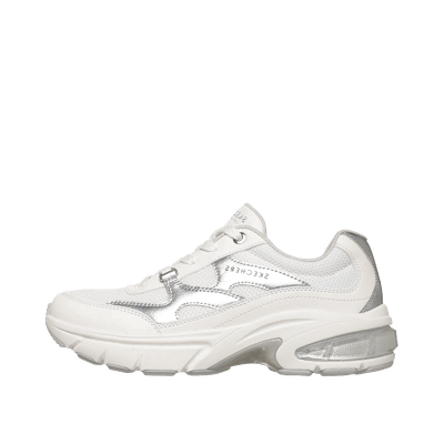 Skechers Shadow - Shiny Wave "White/Silver" | 177368WSL
