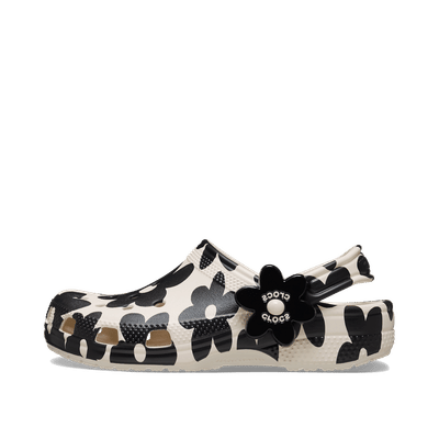 Crocs Classic Pop Petals Clog "Summit White/Black" | 2139292PG